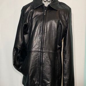 Genuine leather Nine West coat.